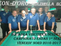 LEON D'ORO vince lo scudetto 1^ Serie Venerdì Nord
