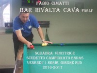 Bar RIVALTA CAVA vince lo scudetto 1^ Serie venerdì Sud