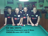 Squadre vincitrici Campionato C 2017-18