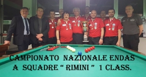 Rimini vince Campionato Nazionale ENDAS a Squadre 2017