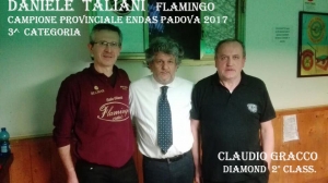 Daniele Taliani del Flamingo vince il Campionato Provinciale di 3 Cat. (C) ENDAS Padova