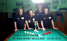Al Bar Sport Mezzano vince la Coppa ENDAS 2018