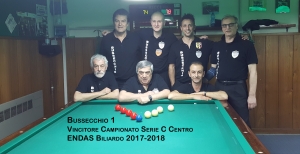 Bussecchio 1 vince lo scudetto di serie C Centro 2017-2018