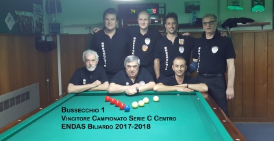 Bussecchio 1 vince lo scudetto di serie C Centro 2017-2018