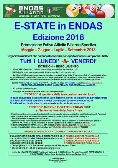 E-STATE in ENDAS 2018