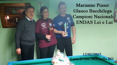 Campionato Nazionale ENDAS 1° Trofeo Coppie Lei e Lui