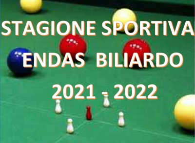 Iscrizione Campionati ENDAS Biliardo 2021-2022